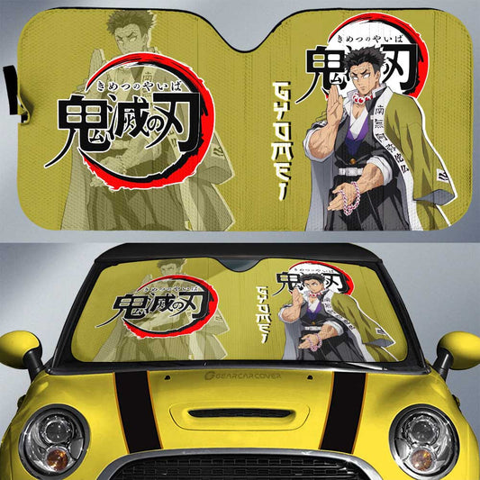 Gyomei Himejima Car Sunshade Custom Demon Slayer Anime Car Accessories - Gearcarcover - 1