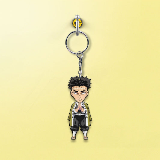 Gyomei Himejima Keychain Custom Car Accessories - Gearcarcover - 2