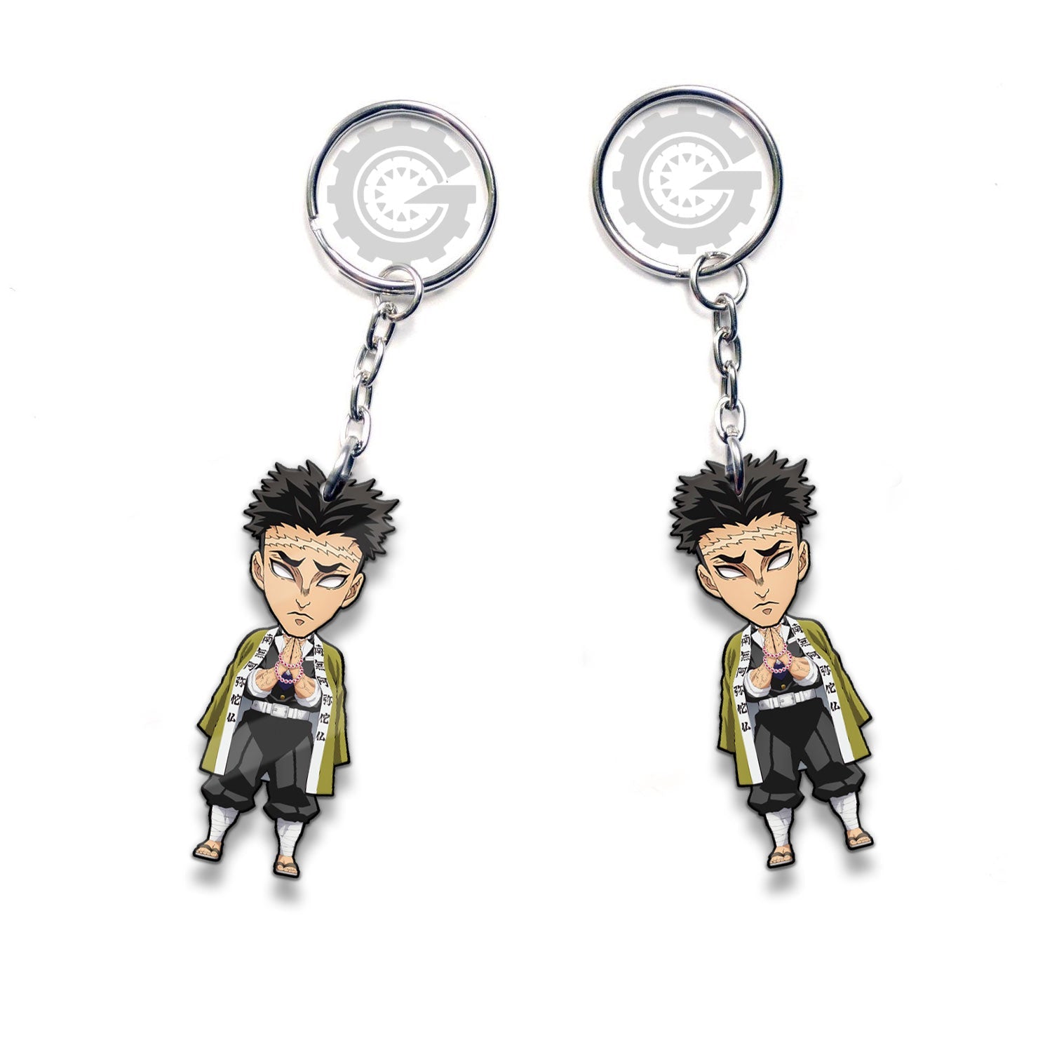 Gyomei Himejima Keychain Custom Car Accessories - Gearcarcover - 3