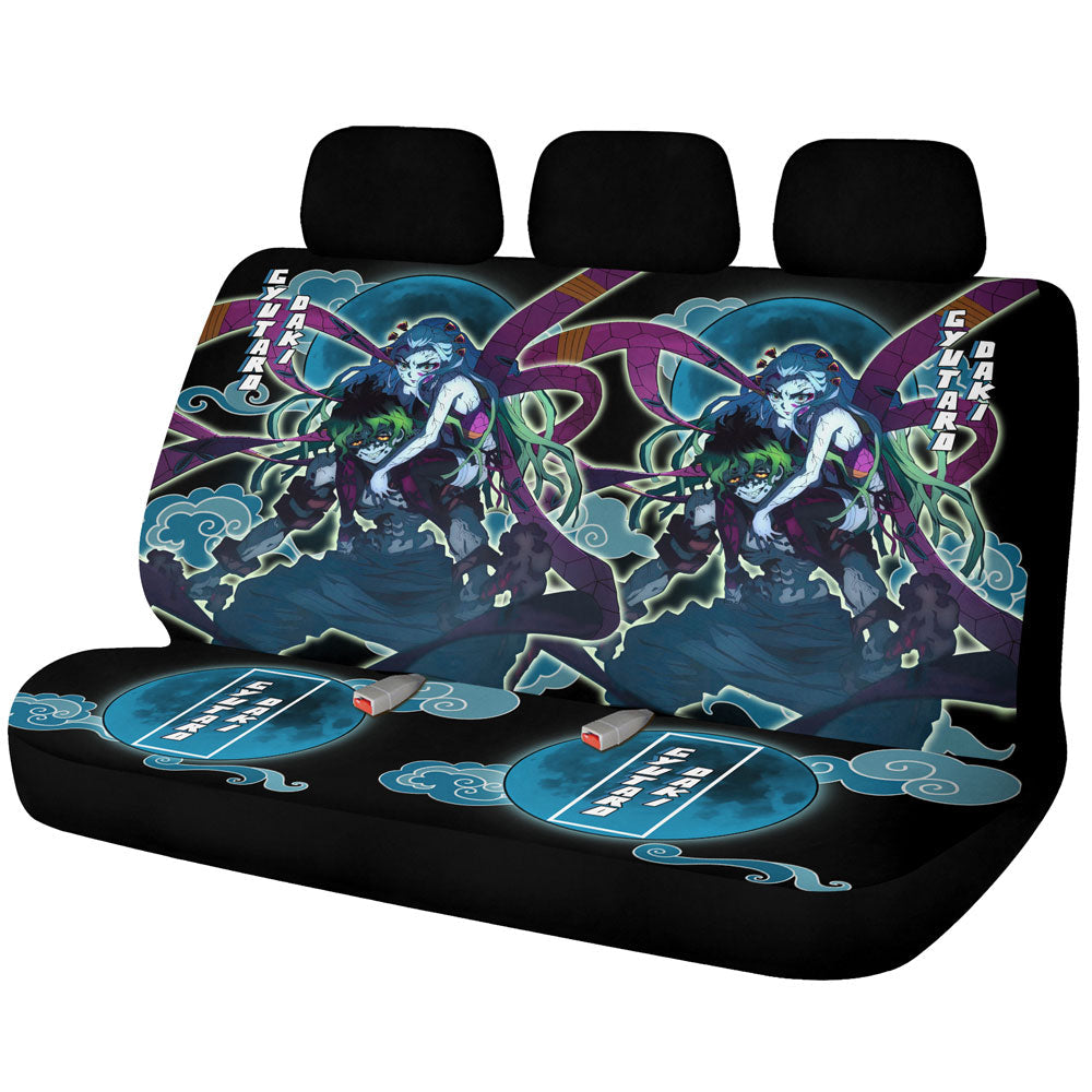 Gyutaro And Daki Car Back Seat Covers Custom - Gearcarcover - 1