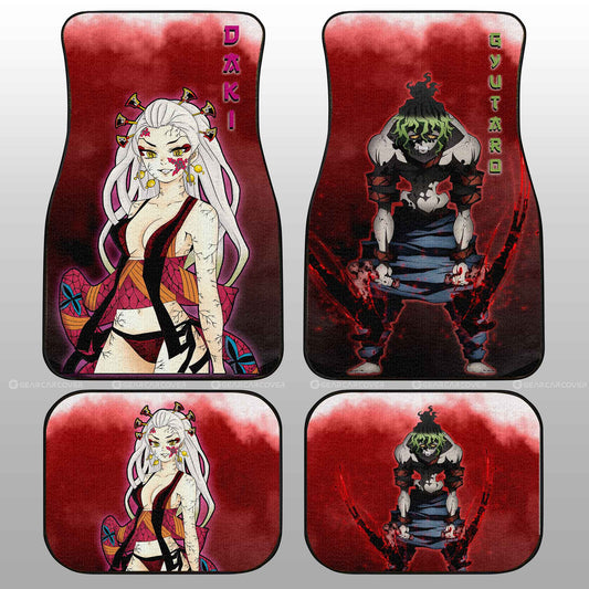 Gyutaro And Daki Car Floor Mats Custom - Gearcarcover - 1