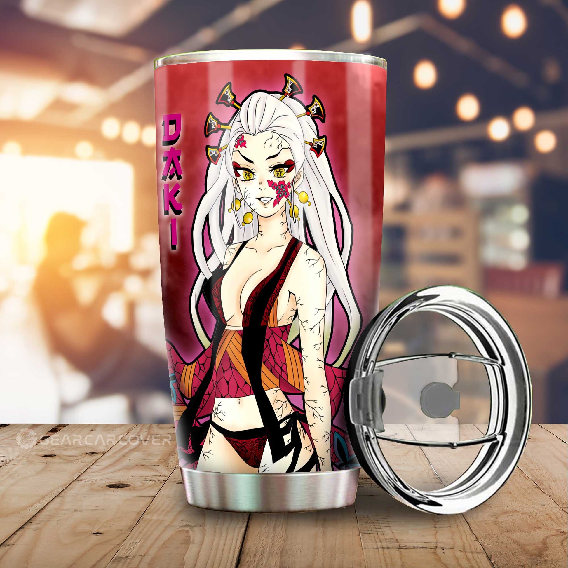 Gyutaro And Daki Tumbler Cup Custom - Gearcarcover - 2