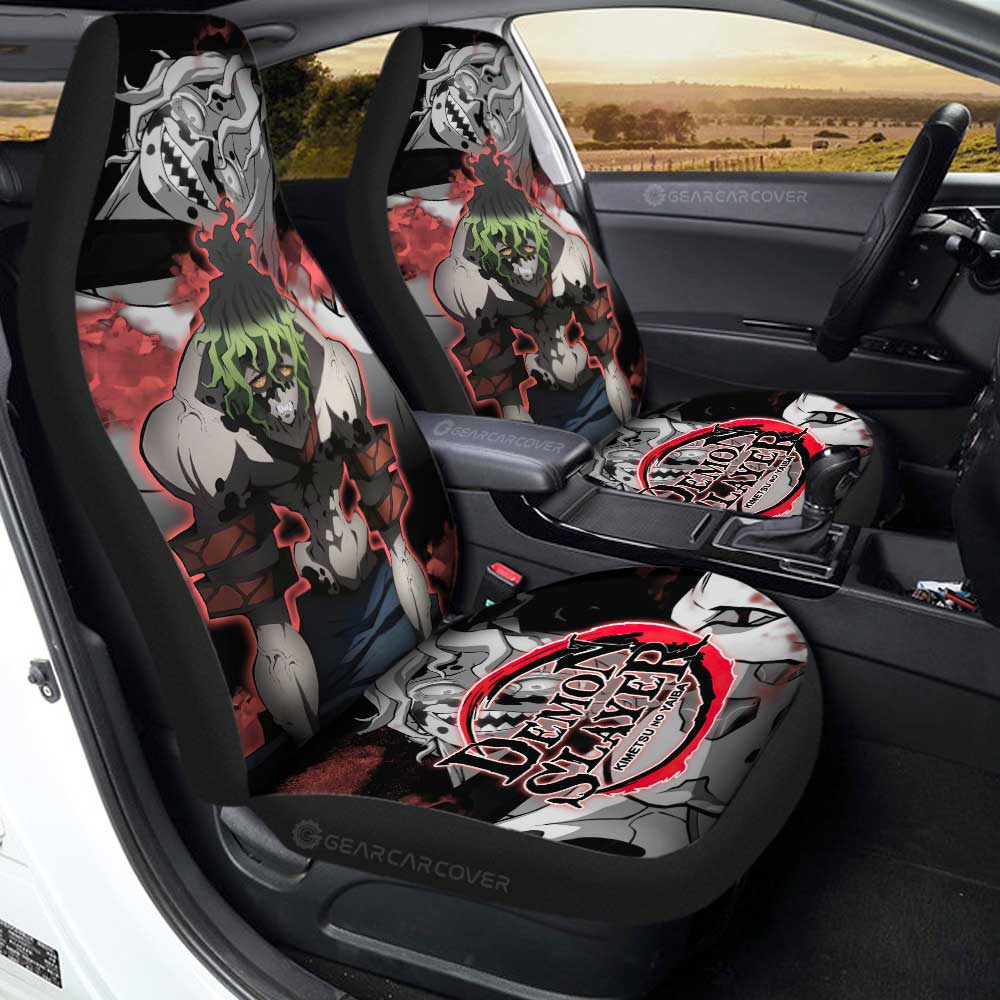 Gyutaro Car Seat Covers Custom Demon Slayer Anime Car Accessories - Gearcarcover - 2