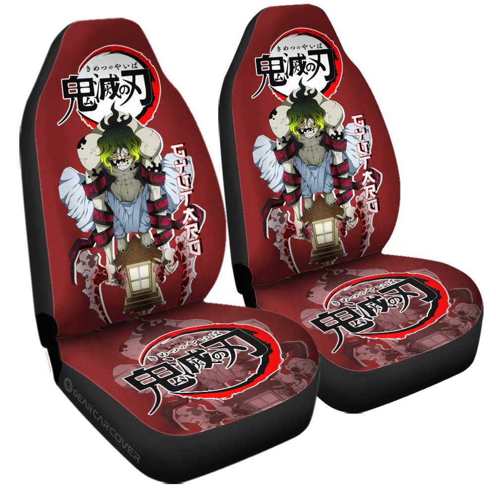 Gyutaro Car Seat Covers Custom Demon Slayer Anime Car Accessories - Gearcarcover - 3