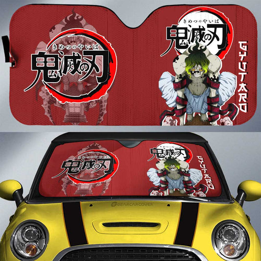 Gyutaro Car Sunshade Custom Demon Slayer Anime Car Accessories - Gearcarcover - 1