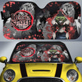 Gyutaro Car Sunshade Custom Demon Slayer Anime Car Accessories - Gearcarcover - 1