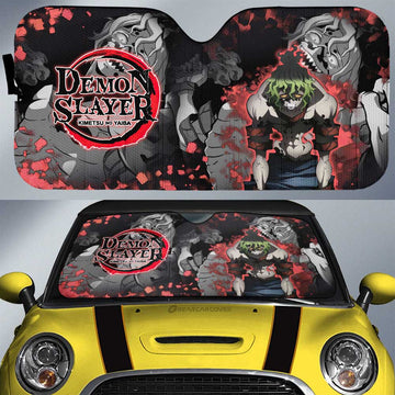 Gyutaro Car Sunshade Custom Demon Slayer Anime Car Accessories - Gearcarcover - 1