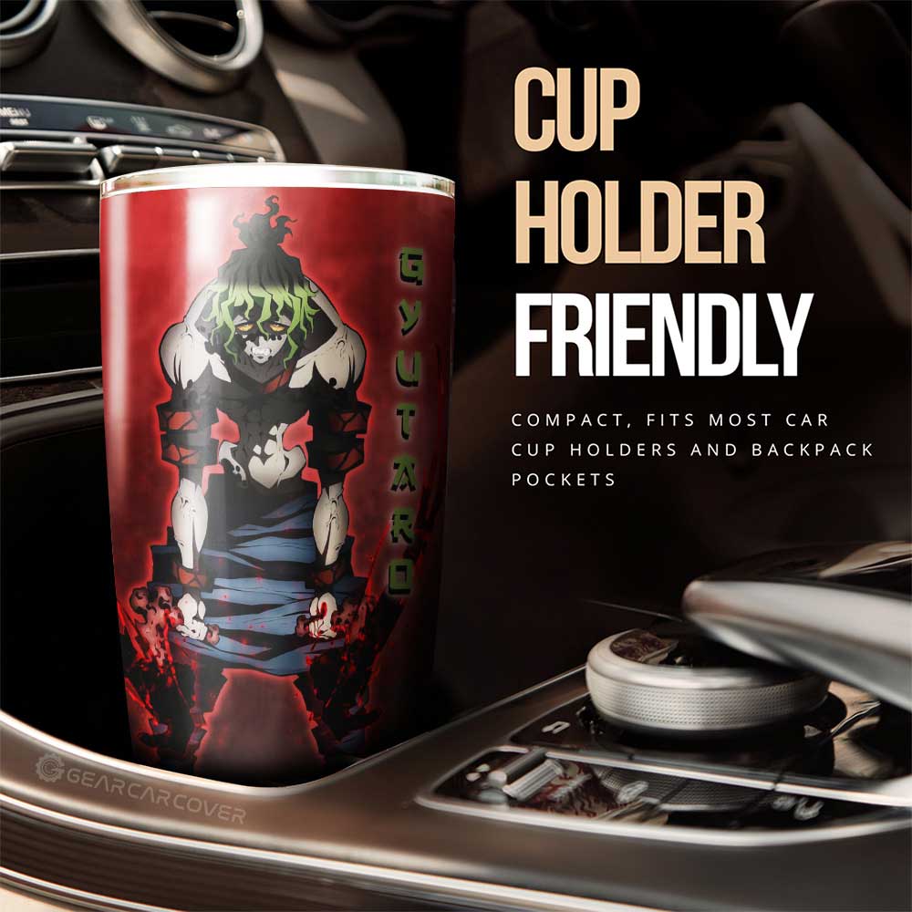 Gyutaro Tumbler Cup Custom Demon Slayer Anime Car Accessories - Gearcarcover - 3