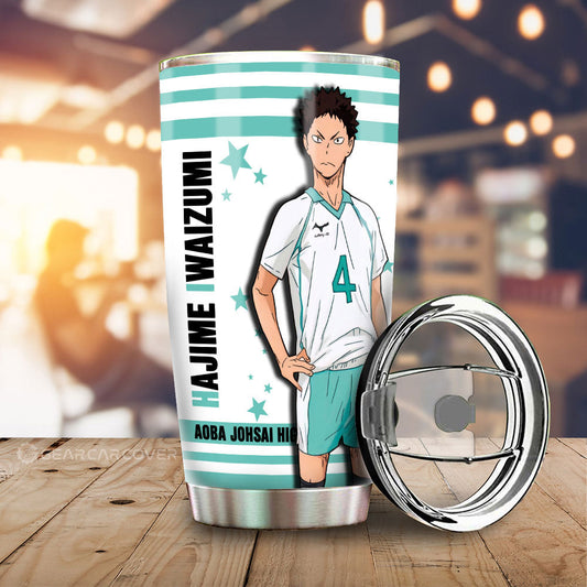 Hajime Iwaizumi Tumbler Cup Custom Car Accessories - Gearcarcover - 2