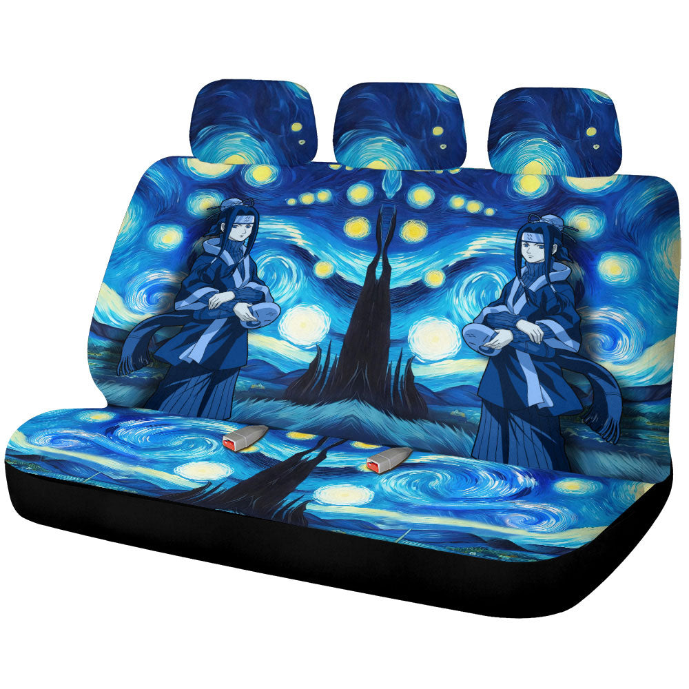 Haku Car Back Seat Covers Custom Starry Night Styles - Gearcarcover - 1