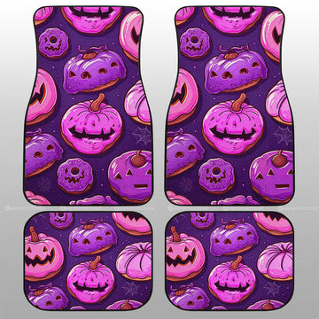 Halloween Donuts Car Floor Mats Custom Girly Pattern Car Accessories - Gearcarcover - 1