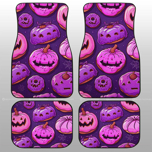 Halloween Donuts Car Floor Mats Custom Girly Pattern Car Accessories - Gearcarcover - 1