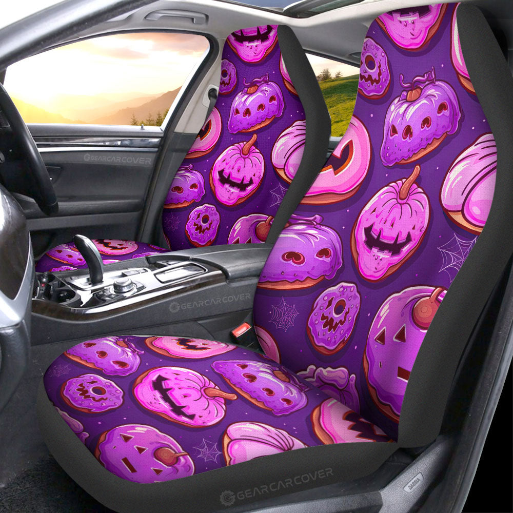 Halloween Donuts Car Seat Covers Custom Girly Pattern Car Accessories - Gearcarcover - 1