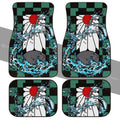 Hanafuda Tanjiro Car Floor Mats Custom Demon Slayer Anime Car Accessories - Gearcarcover - 2