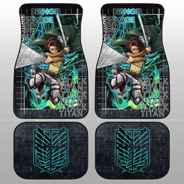 Hange Zoe Car Floor Mats Custom Attack On Titan Car Accessories - Gearcarcover - 1