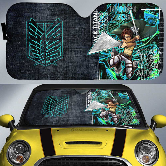 Hange Zoe Car Sunshade Custom Attack On Titan Car Accessories - Gearcarcover - 1