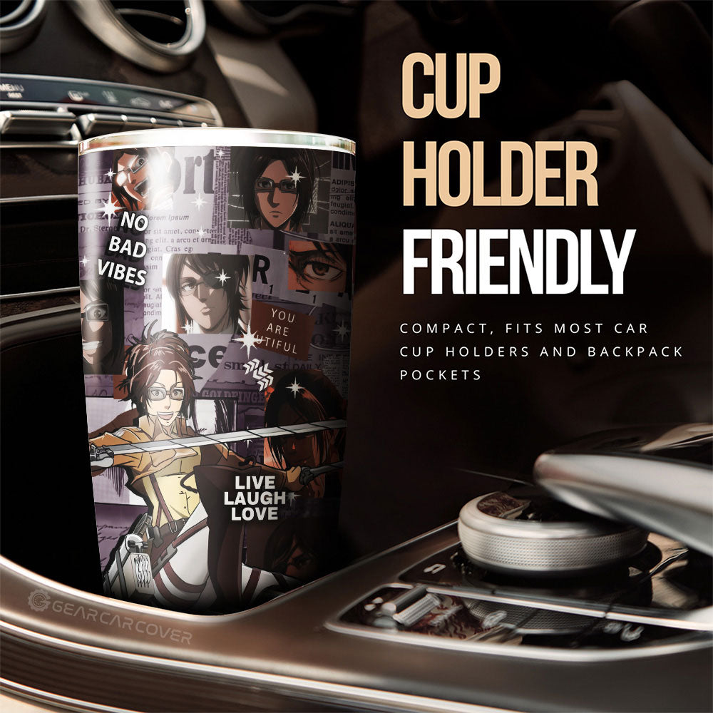 Hange Zoe Tumbler Cup Custom Car Interior Accessories - Gearcarcover - 3