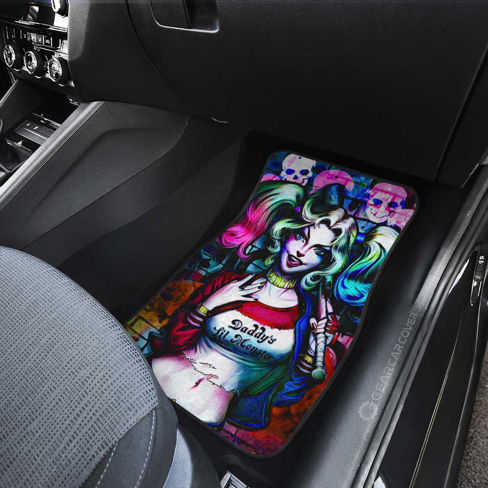 Harley Quinn Car Floor Mats Custom Movies Car Accessories - Gearcarcover - 3