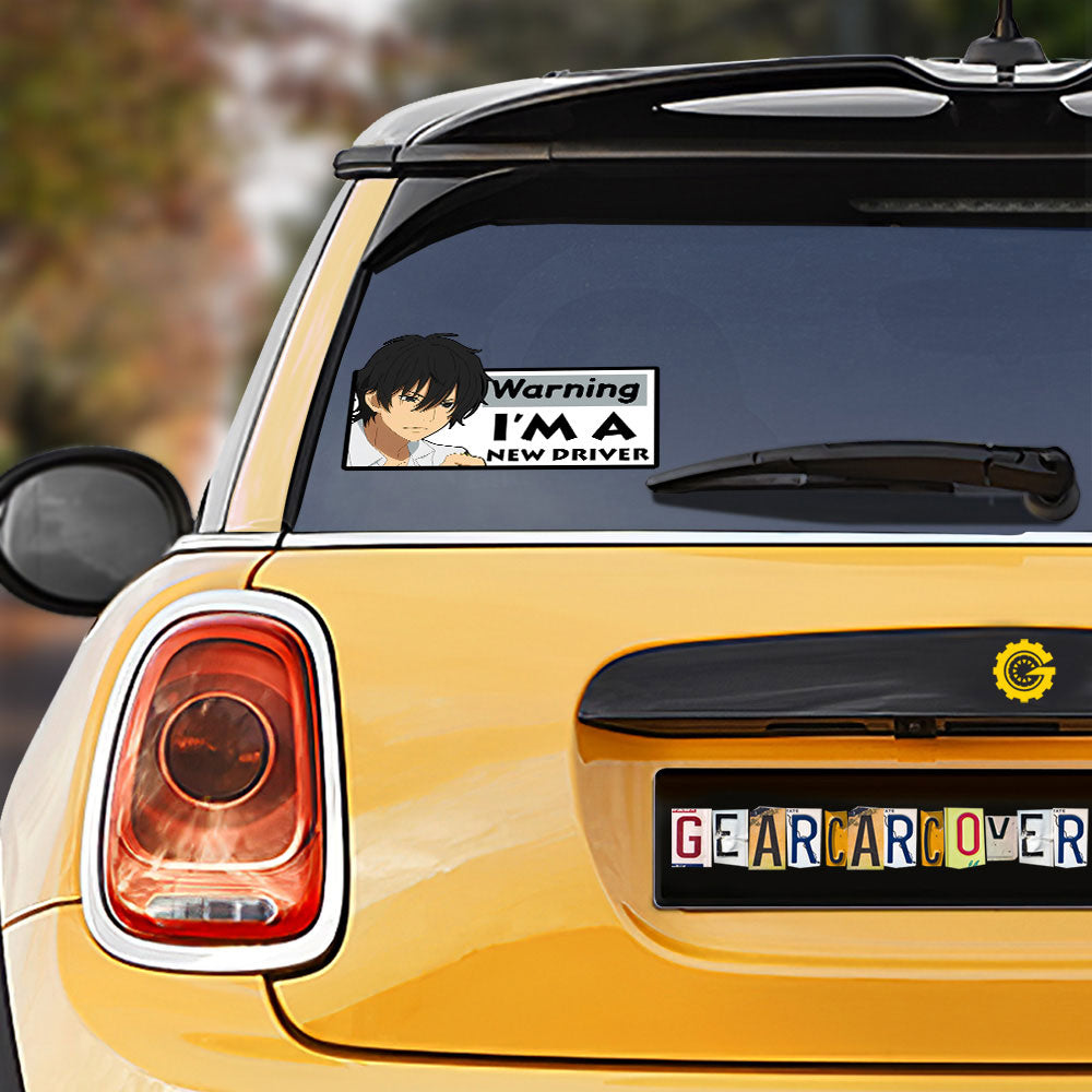 Haru Yoshida Warning New Driver Car Sticker Custom Car Accessories - Gearcarcover - 1