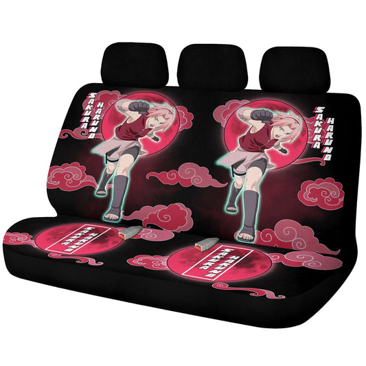 Haruno Sakura Car Back Seat Covers Custom Anime - Gearcarcover - 1