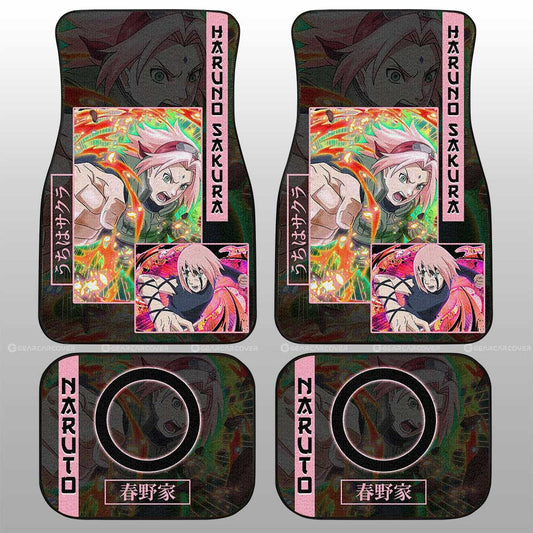Haruno Sakura Car Floor Mats Custom Anime Car Accessories - Gearcarcover - 2
