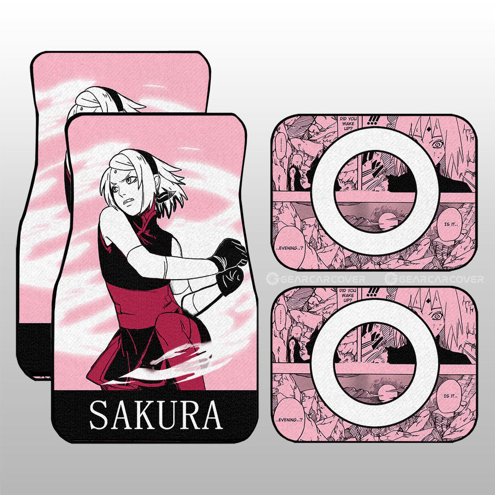 Haruno Sakura Car Floor Mats Custom Car Accessories - Gearcarcover - 3