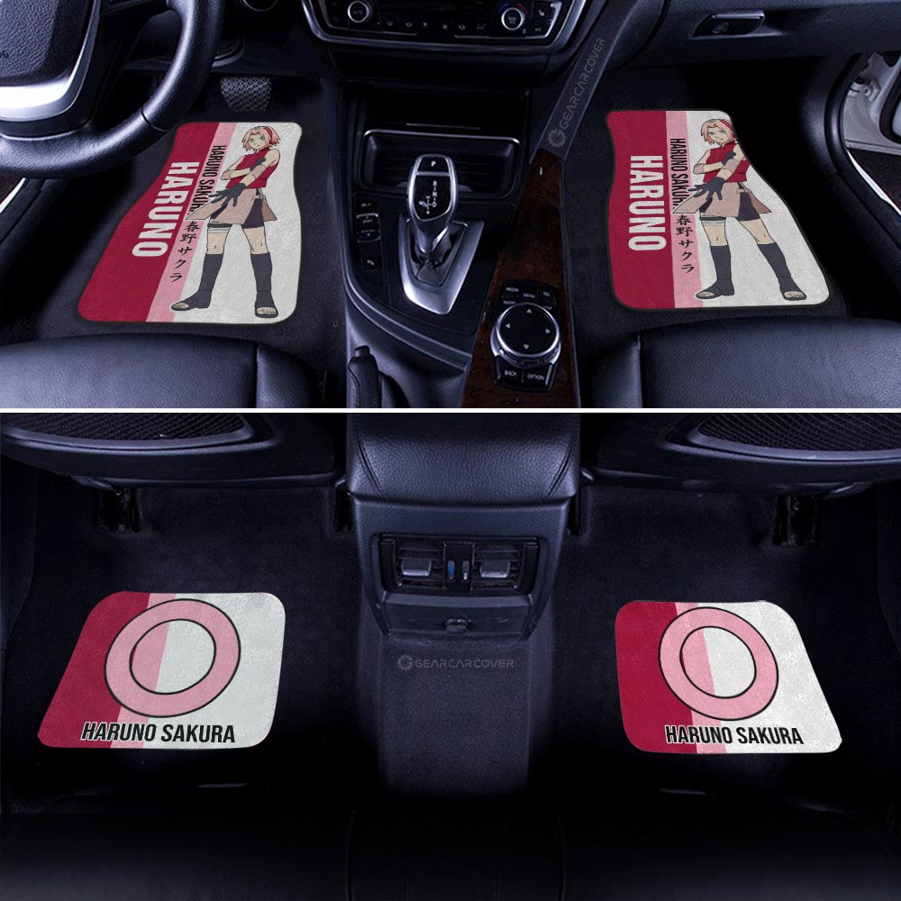 Haruno Sakura Car Floor Mats Custom Car Accessories - Gearcarcover - 3