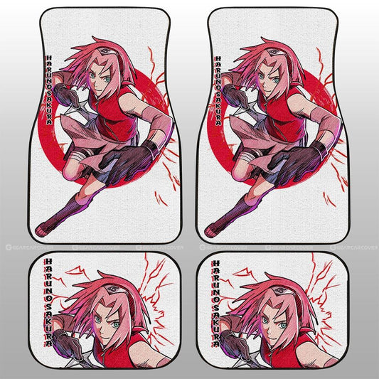 Haruno Sakura Car Floor Mats Custom For Anime Fans - Gearcarcover - 2