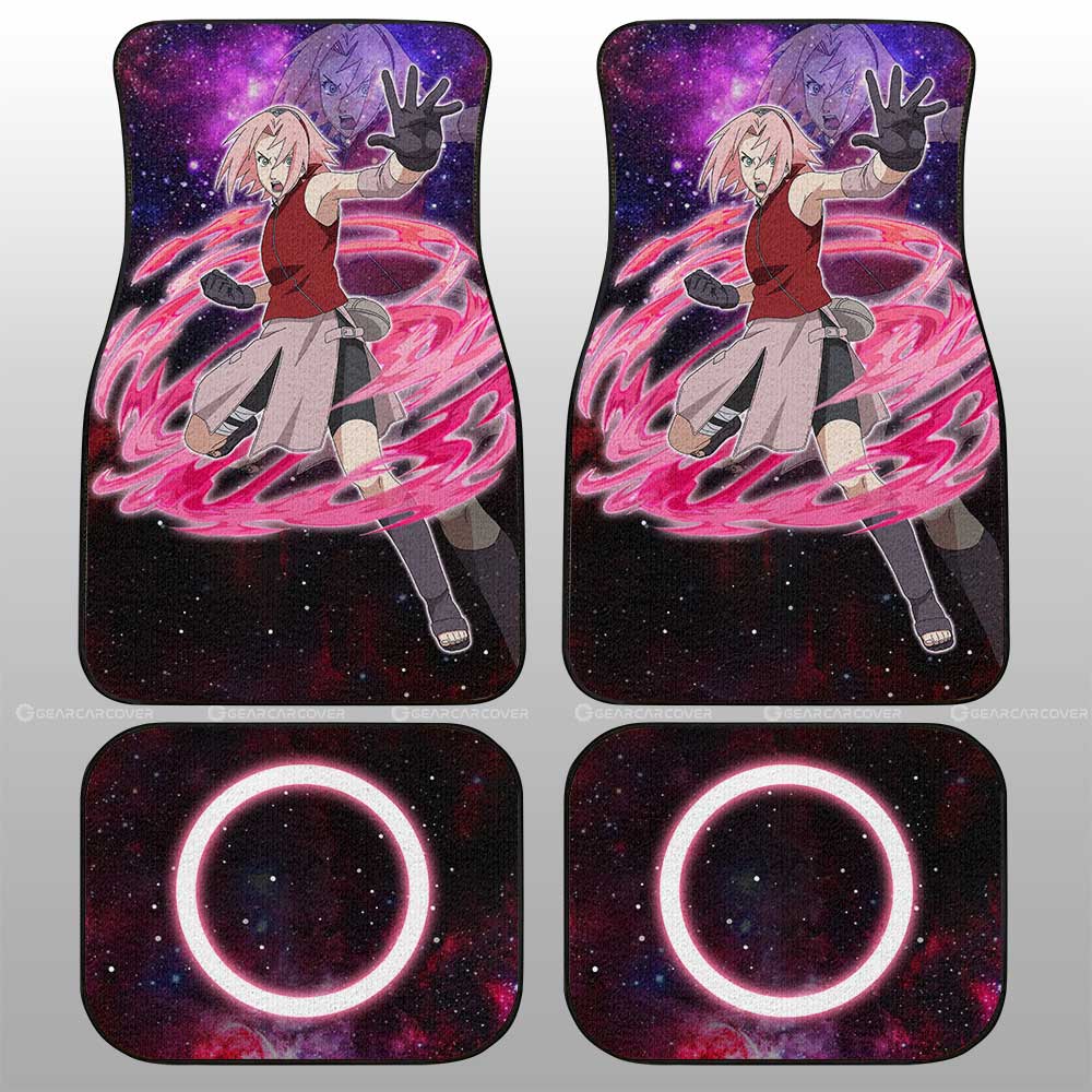 Haruno Sakura Car Floor Mats Custom Galaxy Style Car Accessories For Fans - Gearcarcover - 2