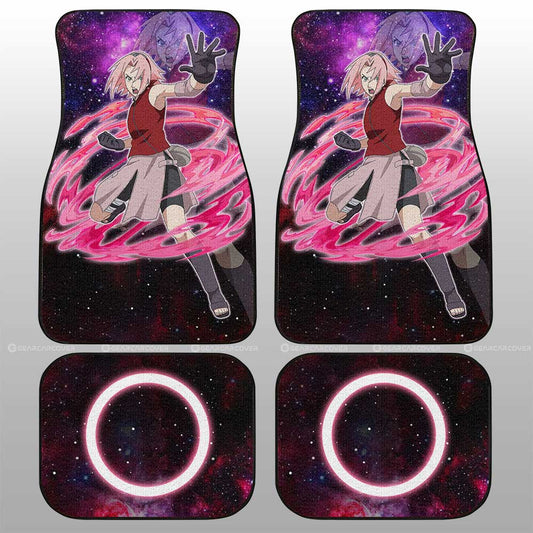 Haruno Sakura Car Floor Mats Custom Galaxy Style Car Accessories For Fans - Gearcarcover - 2