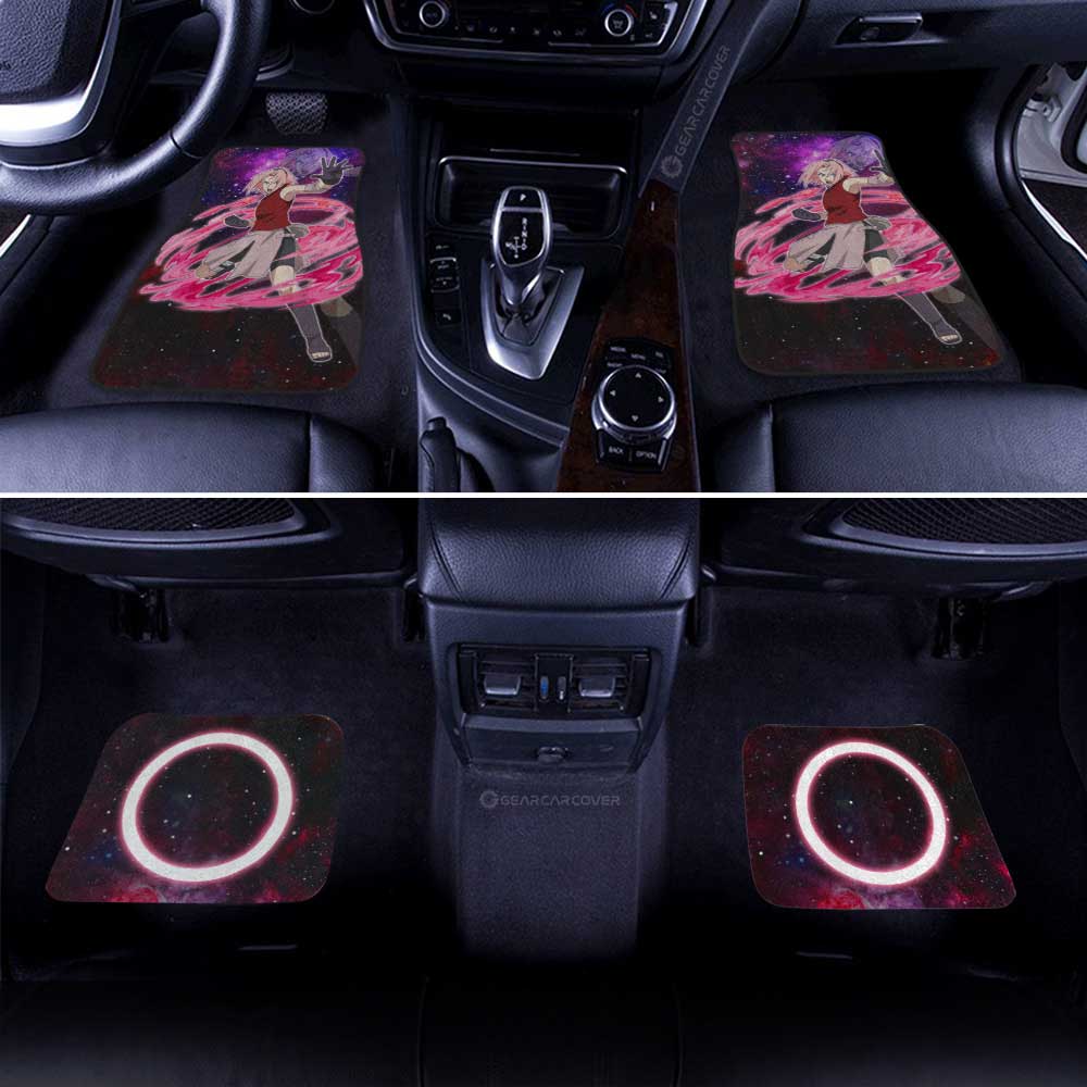 Haruno Sakura Car Floor Mats Custom Galaxy Style Car Accessories For Fans - Gearcarcover - 3