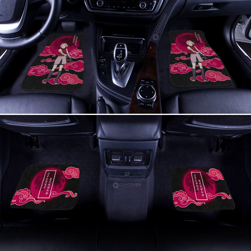 Haruno Sakura Car Floor Mats Custom Shippuden Anime Car Accessories - Gearcarcover - 3