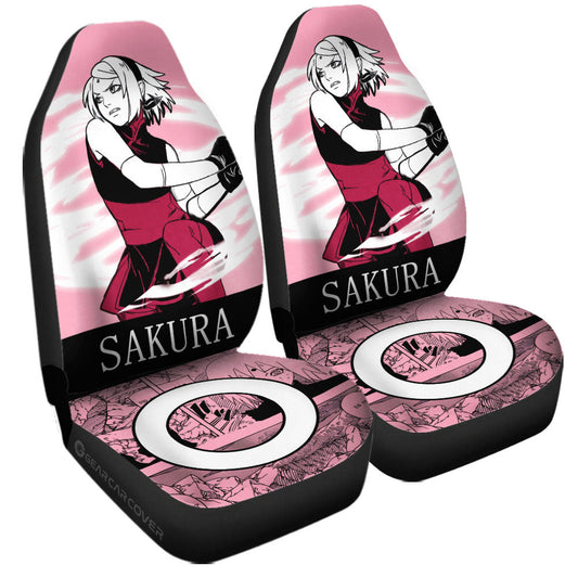 Haruno Sakura Car Seat Covers Custom Anime Car Accessories - Gearcarcover - 1