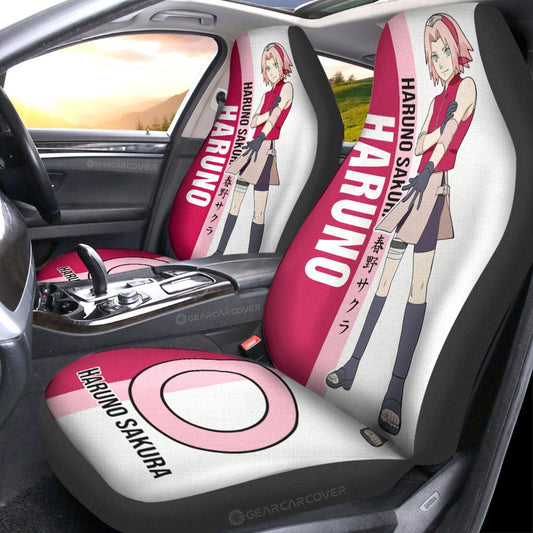 Haruno Sakura Car Seat Covers Custom Anime Car Accessories - Gearcarcover - 2