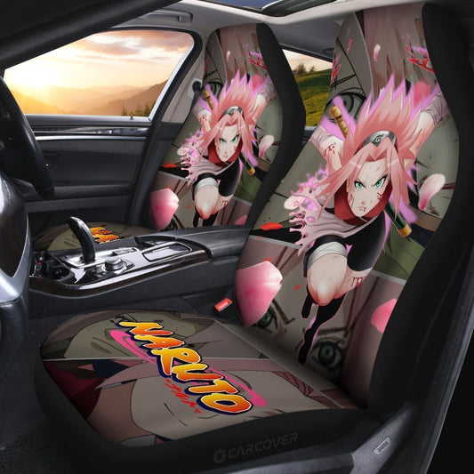 Haruno Sakura Car Seat Covers Custom Anime Car Accessories - Gearcarcover - 2