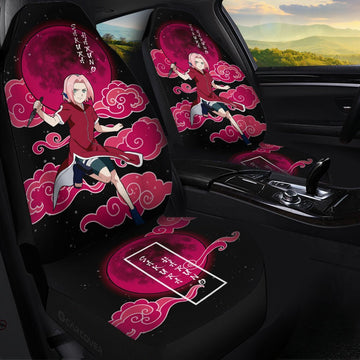 Haruno Sakura Car Seat Covers Custom Anime Car Accessories - Gearcarcover - 1