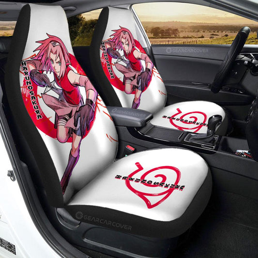 Haruno Sakura Car Seat Covers Custom For Anime Fans - Gearcarcover - 1