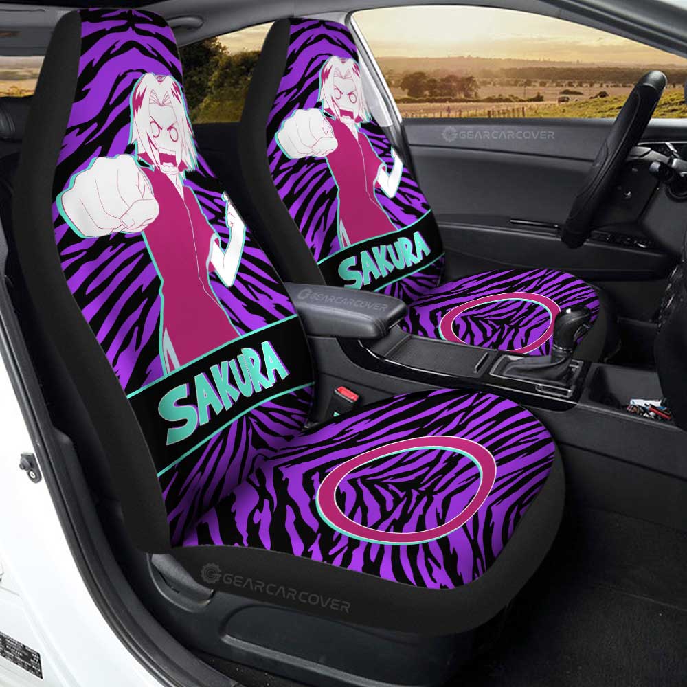 Haruno Sakura Car Seat Covers Custom - Gearcarcover - 3