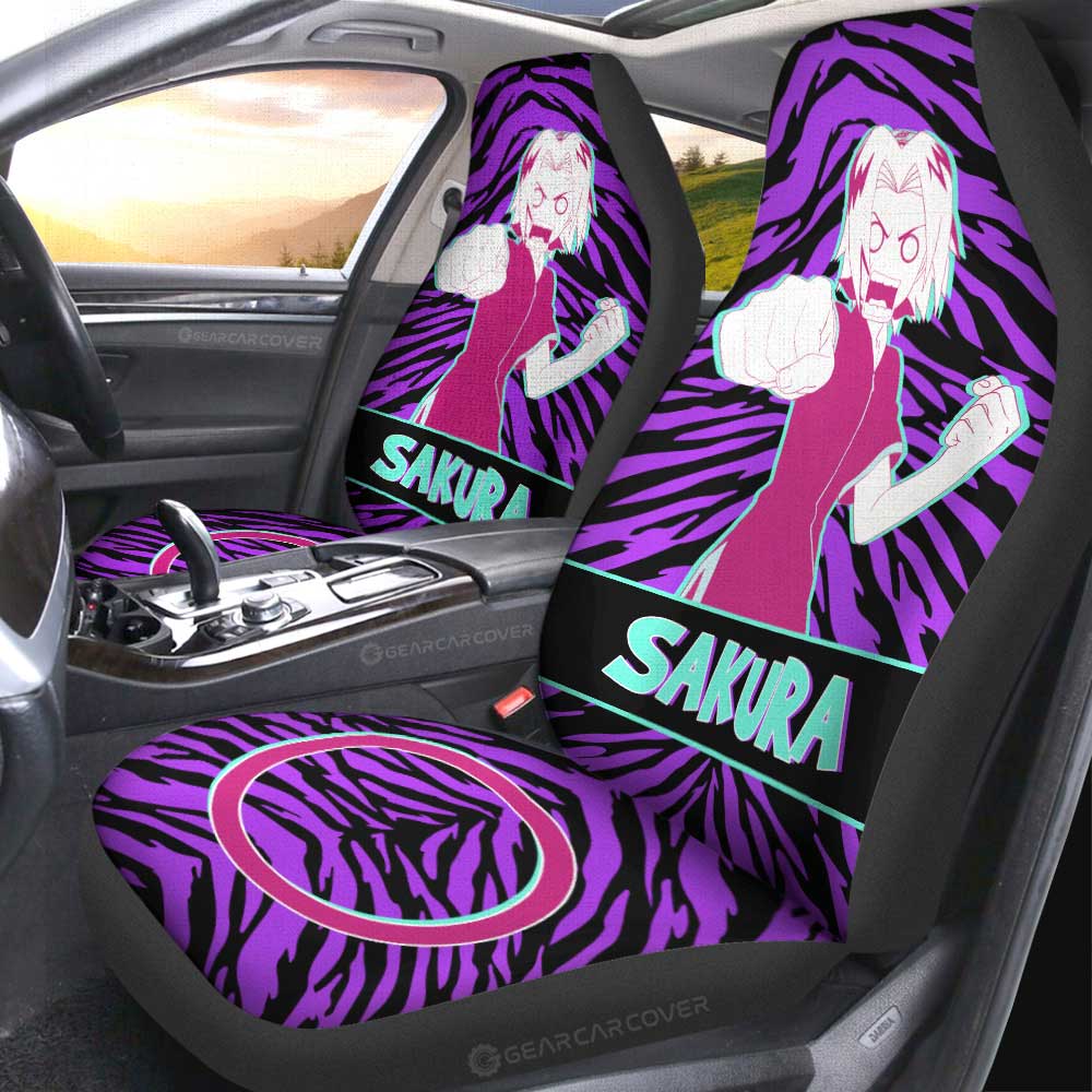 Haruno Sakura Car Seat Covers Custom - Gearcarcover - 4