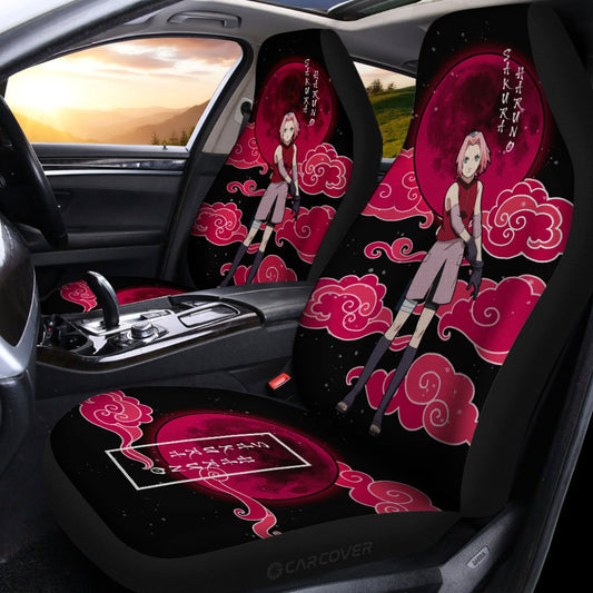 Haruno Sakura Car Seat Covers Custom Shippuden Anime Car Accessories - Gearcarcover - 2