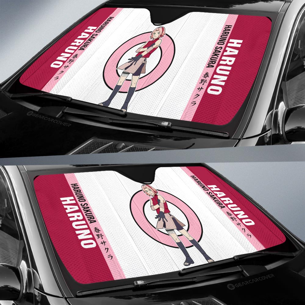 Haruno Sakura Car Sunshade Custom Anime Car Accessories - Gearcarcover - 2