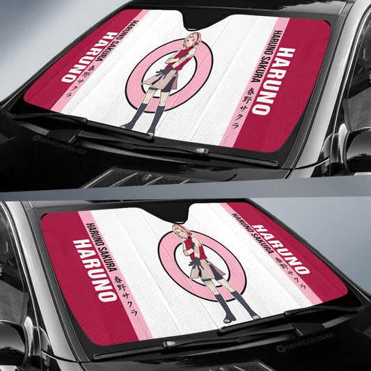 Haruno Sakura Car Sunshade Custom Anime Car Accessories - Gearcarcover - 2