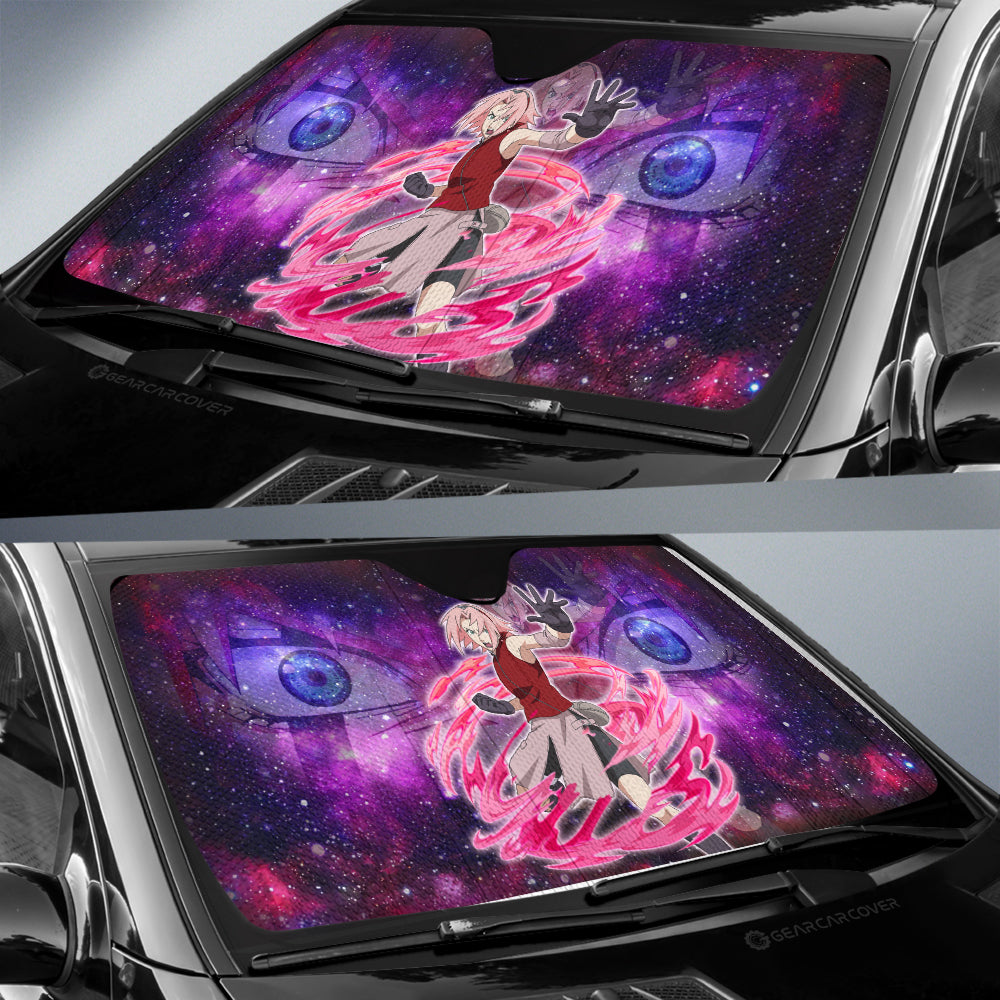 Haruno Sakura Car Sunshade Custom Anime Galaxy Style Car Accessories For Fans - Gearcarcover - 2