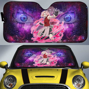 Haruno Sakura Car Sunshade Custom Anime Galaxy Style Car Accessories For Fans - Gearcarcover - 1