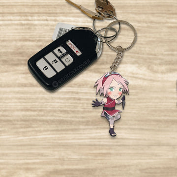 Haruno Sakura Keychains Custom Anime Car Accessories - Gearcarcover - 1