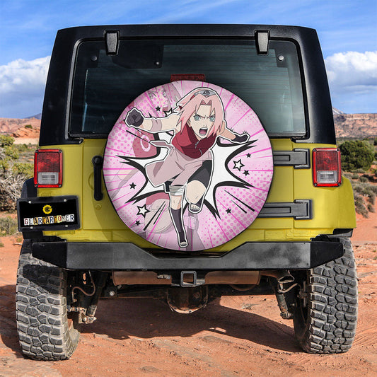 Haruno Sakura Spare Tire Covers Custom Anime Car Accessories - Gearcarcover - 2