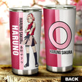 Haruno Sakura Tumbler Cup Custom Anime Car Accessories - Gearcarcover - 3