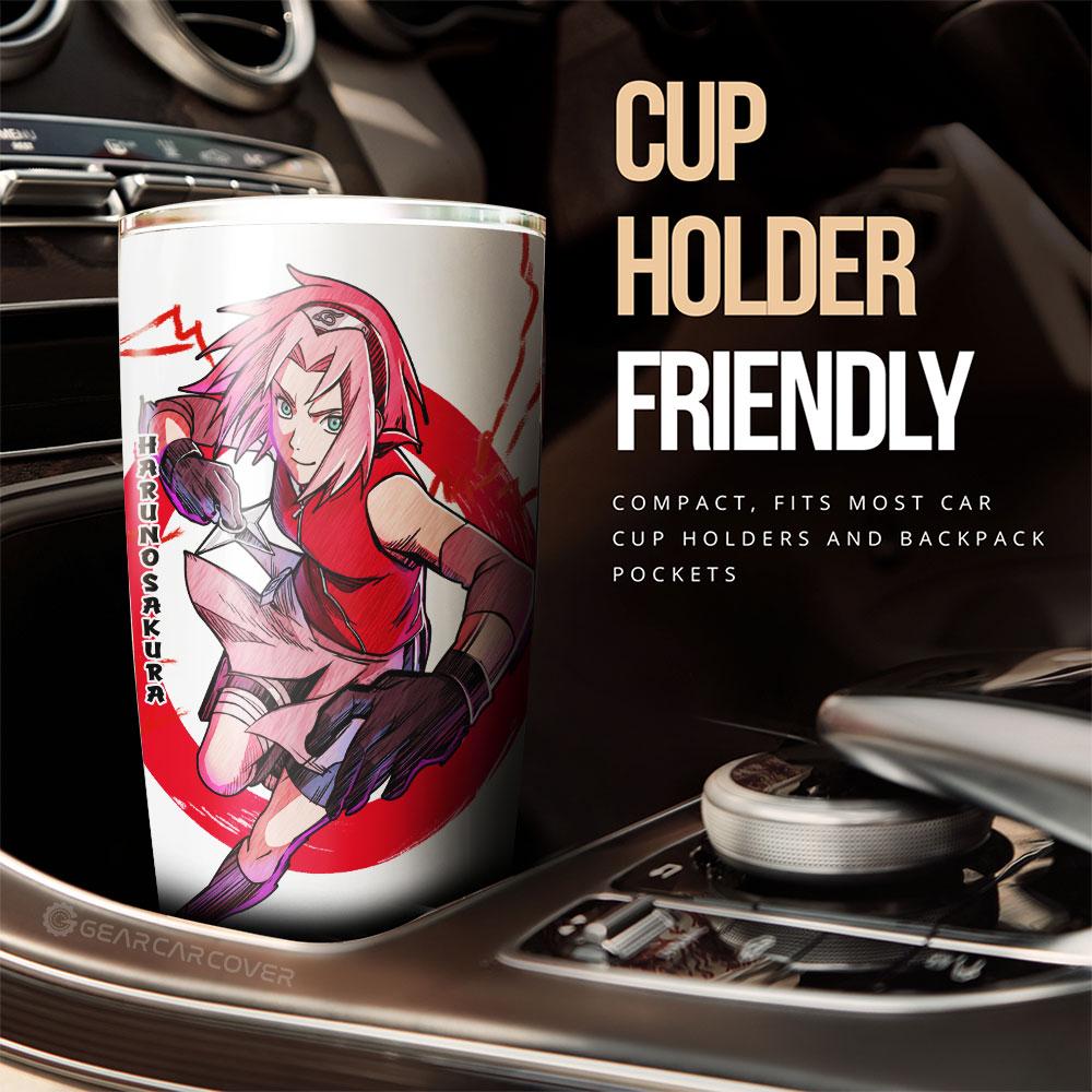 Haruno Sakura Tumbler Cup Custom For Anime Fans - Gearcarcover - 2