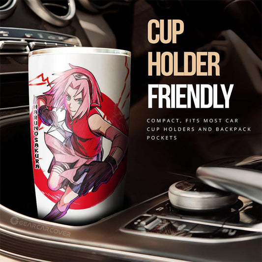 Haruno Sakura Tumbler Cup Custom For Anime Fans - Gearcarcover - 2