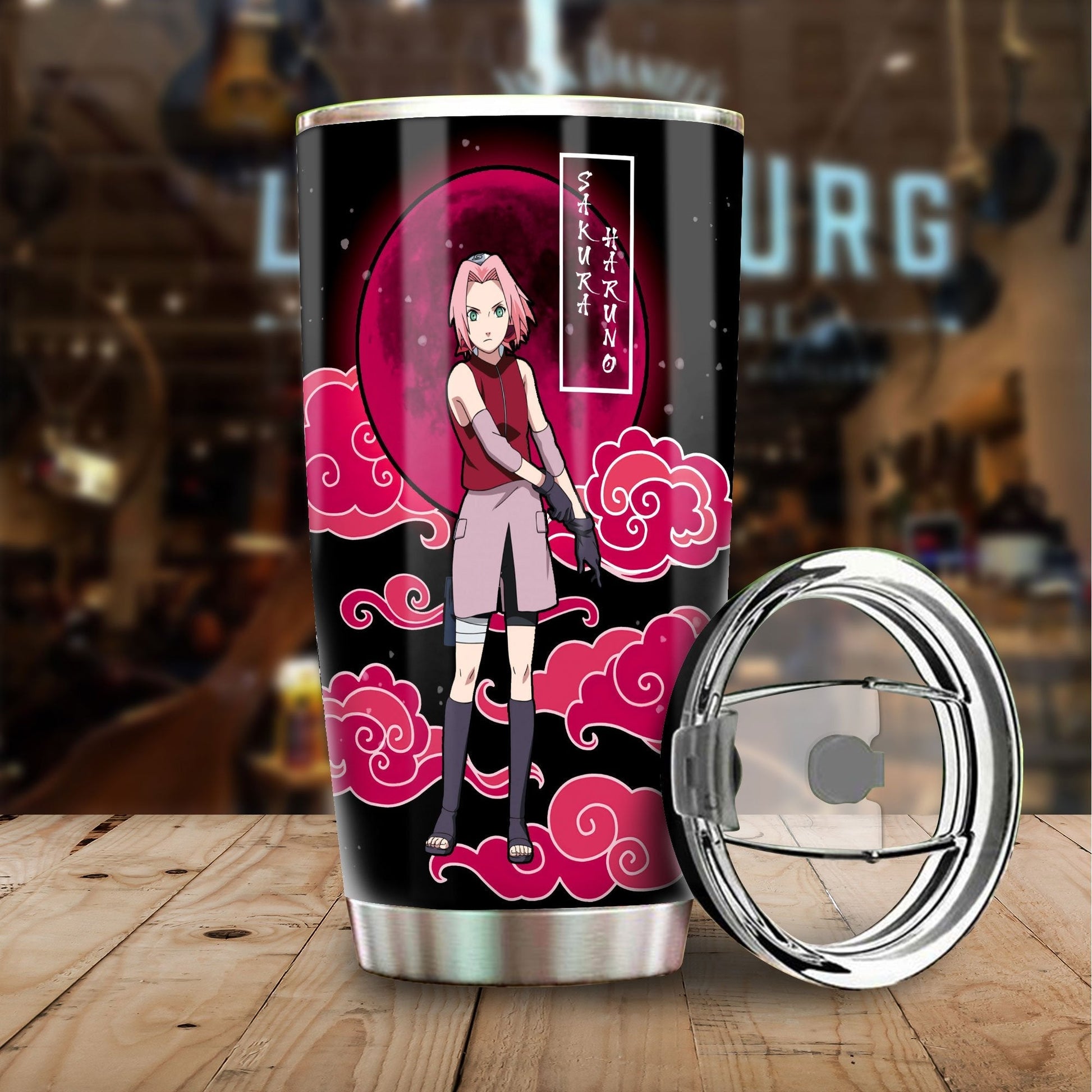 Haruno Sakura Tumbler Cup Custom Shippuden Anime Car Accessories - Gearcarcover - 1